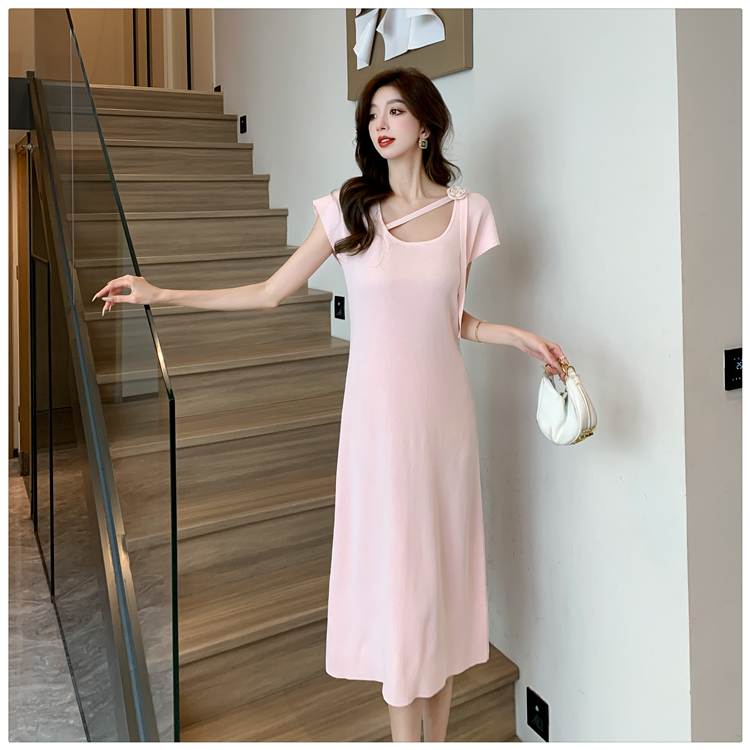 Temperament long dress Korean style dress for women