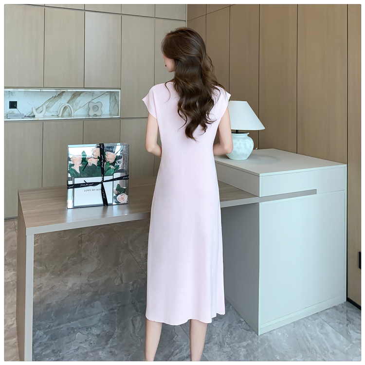 Temperament long dress Korean style dress for women