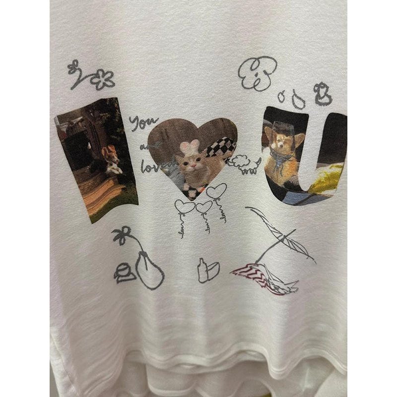 Korean style summer short sleeve T-shirt