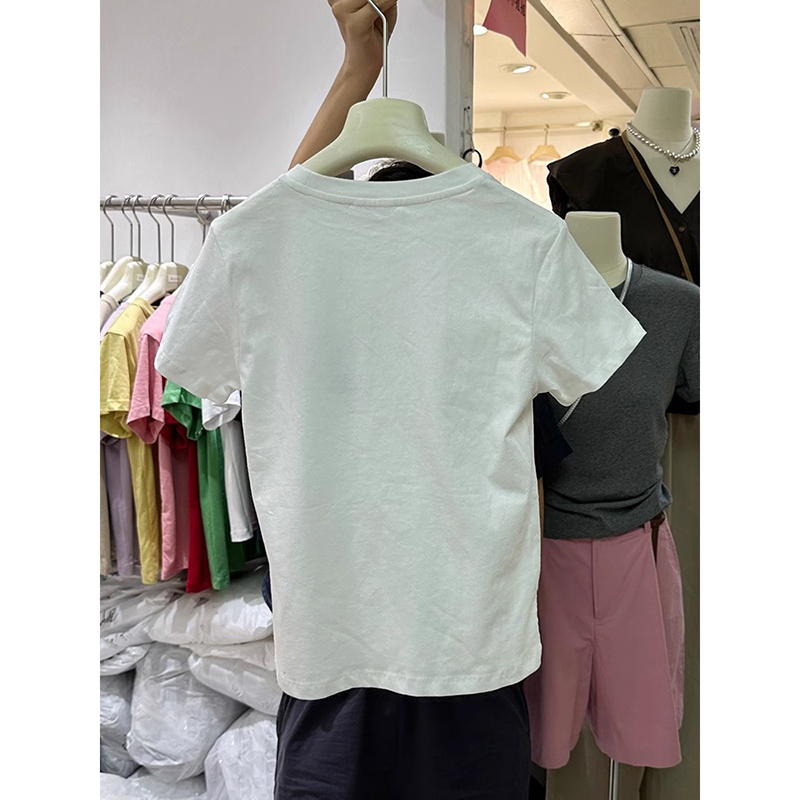 Personality Korean style short sleeve T-shirt for women