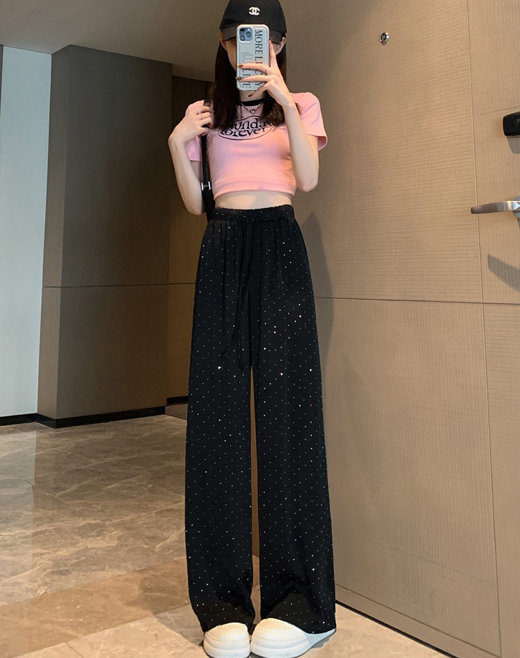 Korean style pants wide leg pants for women