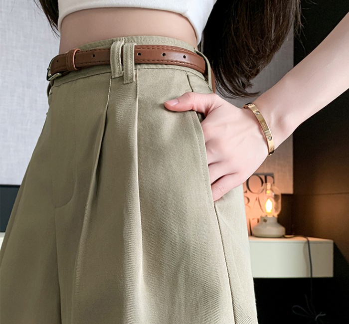 High waist casual pants loose wide leg pants for women