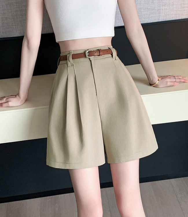 High waist casual pants loose wide leg pants for women