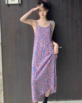 Sling Korean style dress spicegirl long dress