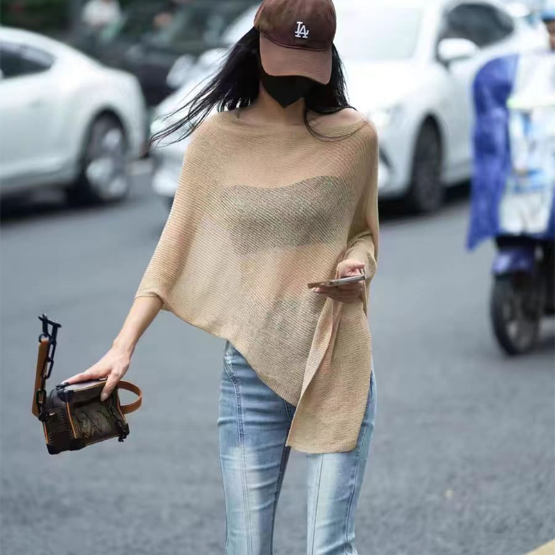 Loose lazy sweater spring and summer cloak for women