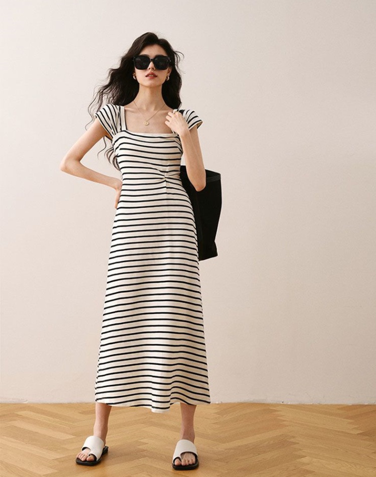 Slim sleeveless dress temperament long dress for women