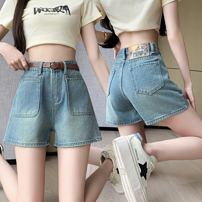 Summer refreshing all-match short jeans for women