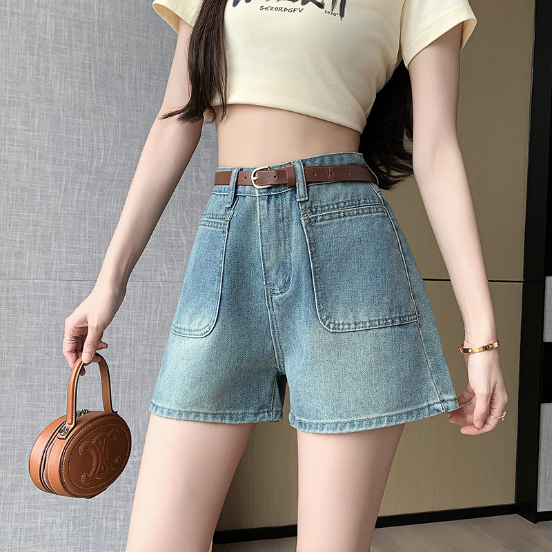 Summer refreshing all-match short jeans for women