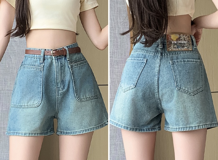 Summer refreshing all-match short jeans for women