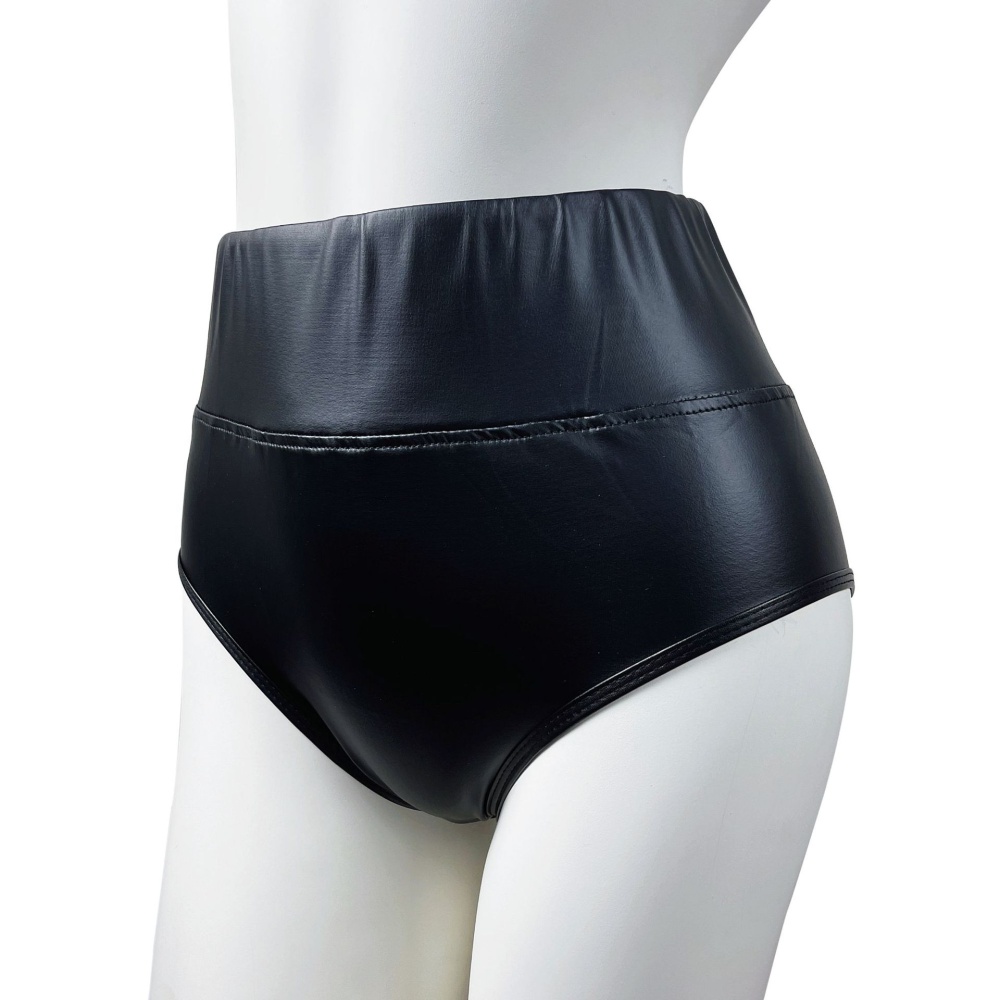 Elasticity leatherette Casual sexy shorts for women