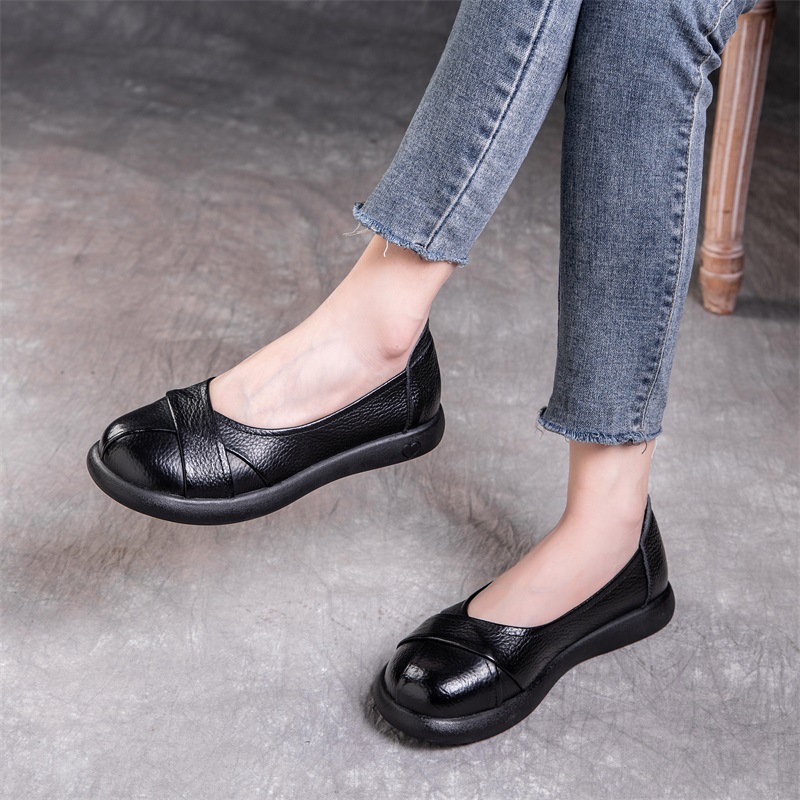 Cozy lazy shoes middle-aged shoes for women