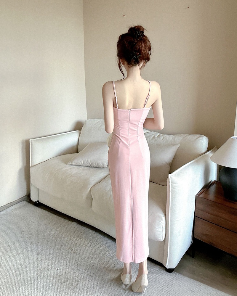 Package hip long dress flowers formal dress for women