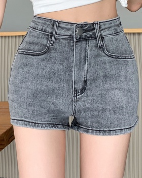 Sexy retro hip shorts peach heart short jeans