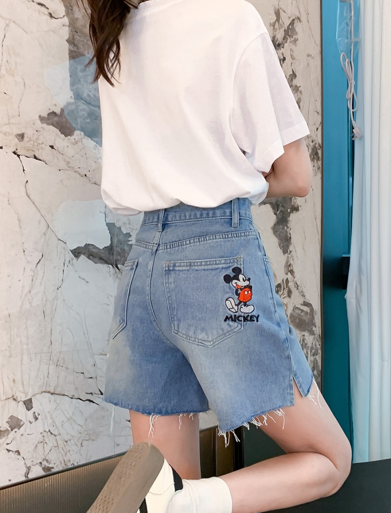 Korean style pattern summer Casual short jeans