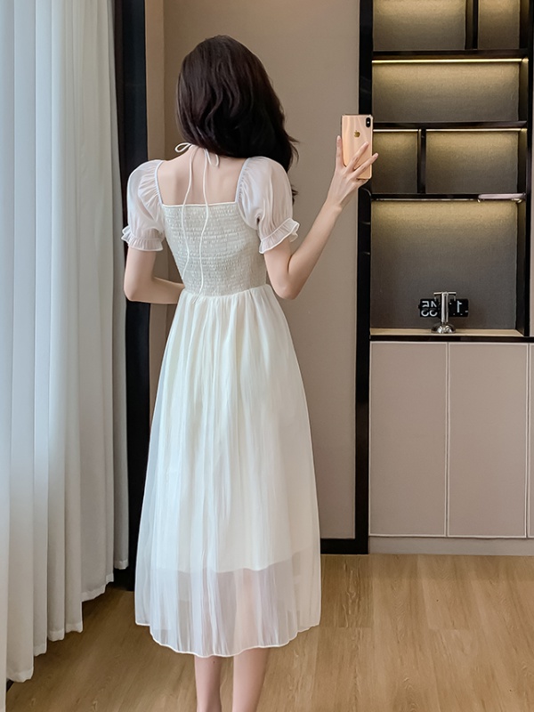 Tender France style dress summer beautiful long dress