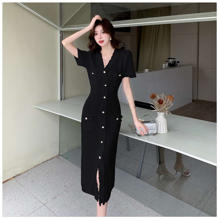 Pinched waist tender dress summer long dress for women