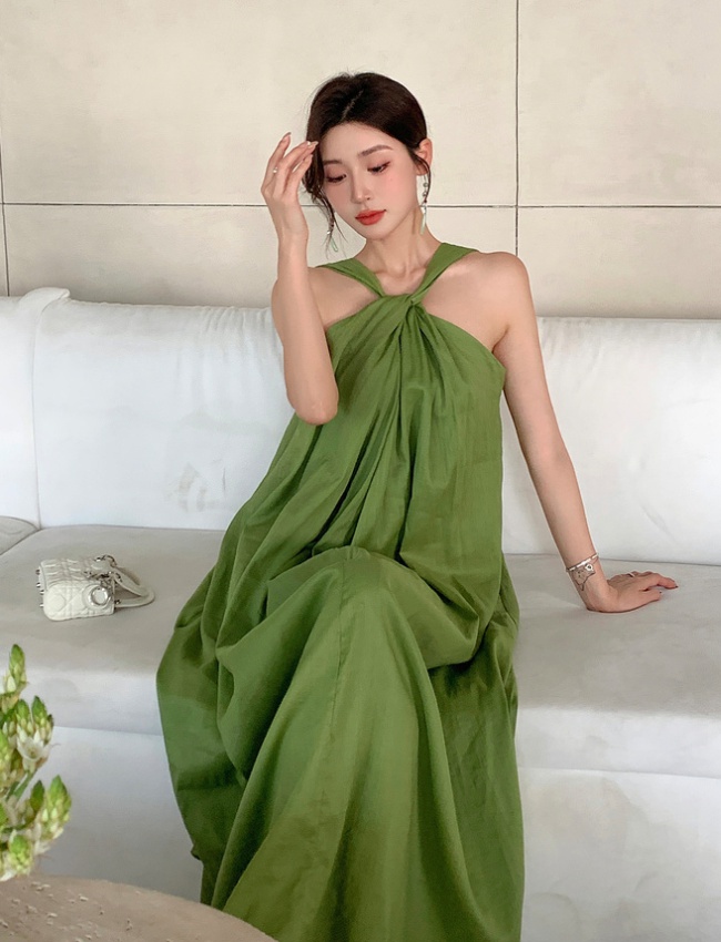 Temperament lithe wear long dress