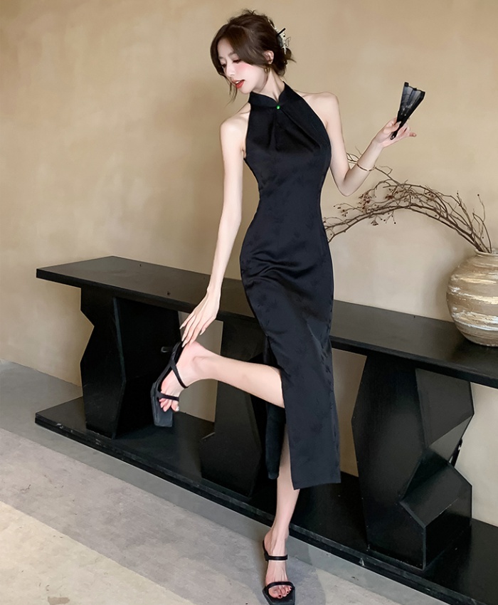 Temperament Chinese style dress long cheongsam for women