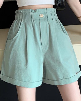 Casual bud wide leg pants loose shorts for women