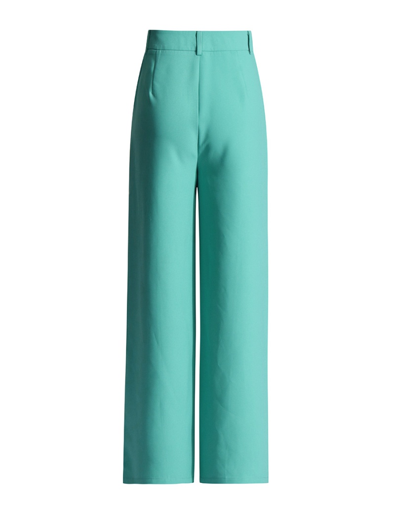 Frenum shirt high waist wide leg pants a set