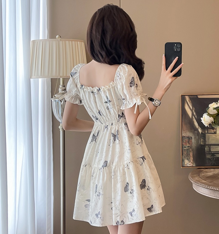 France style dress sweet T-back for women