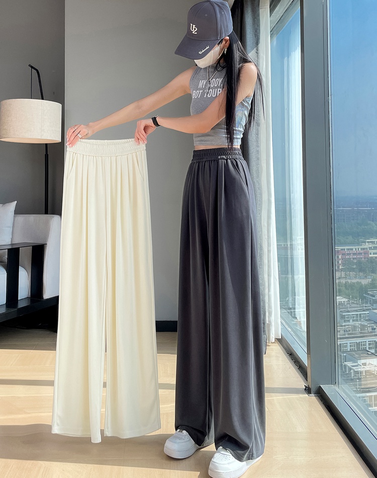 Drape pants sunscreen wide leg pants for women