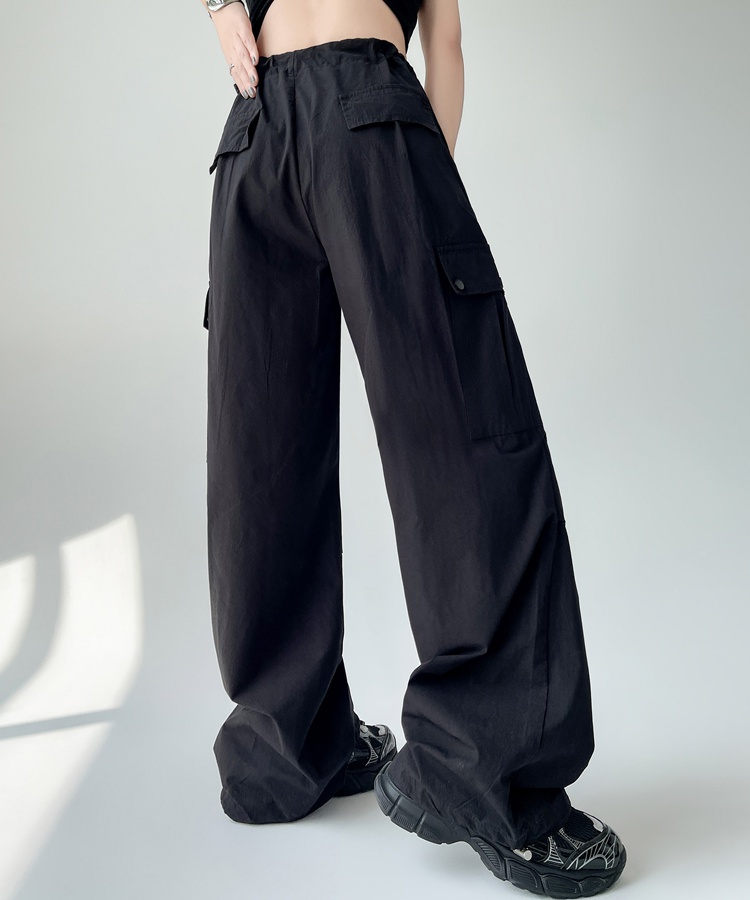 Summer wide leg pants sports work pants for women