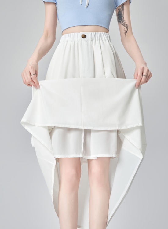 White small fellow skirt A-line summer work clothing