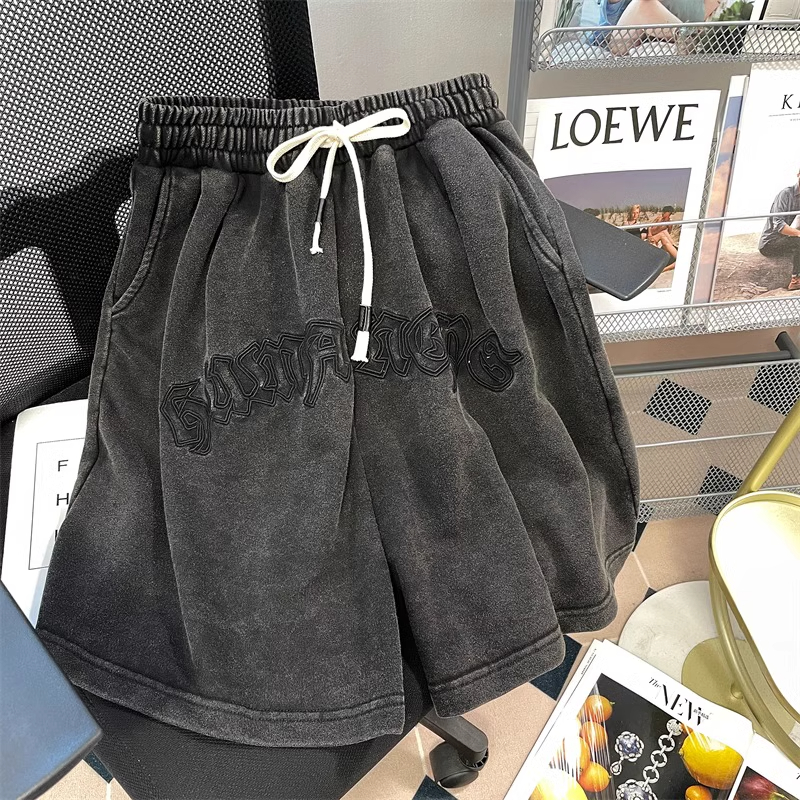 Retro sports casual pants summer loose shorts for women