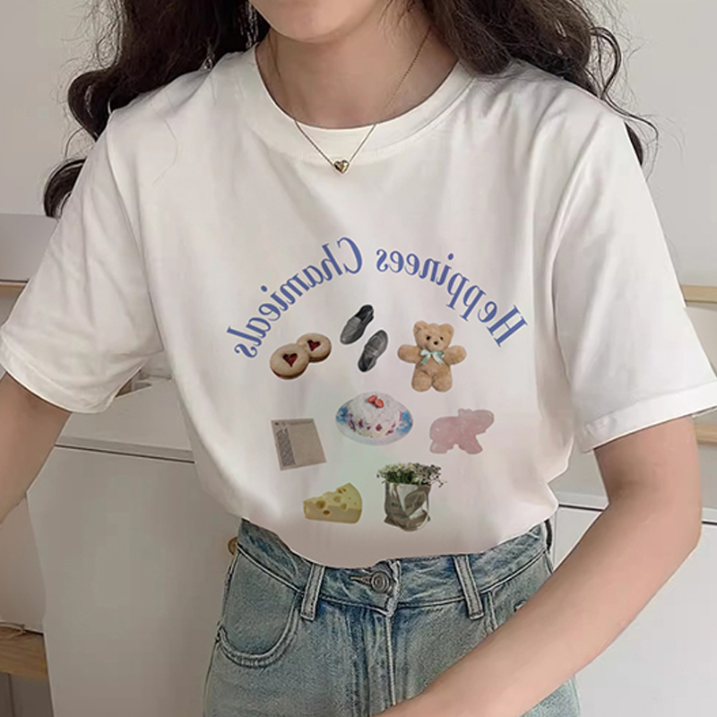 Short sleeve show young Korean style T-shirt for women