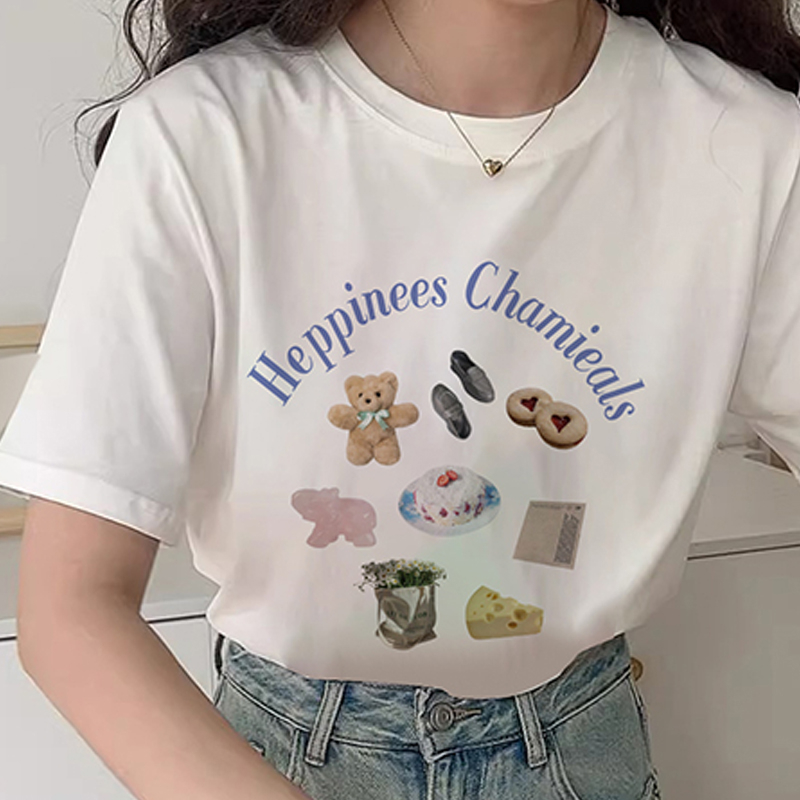Short sleeve show young Korean style T-shirt for women
