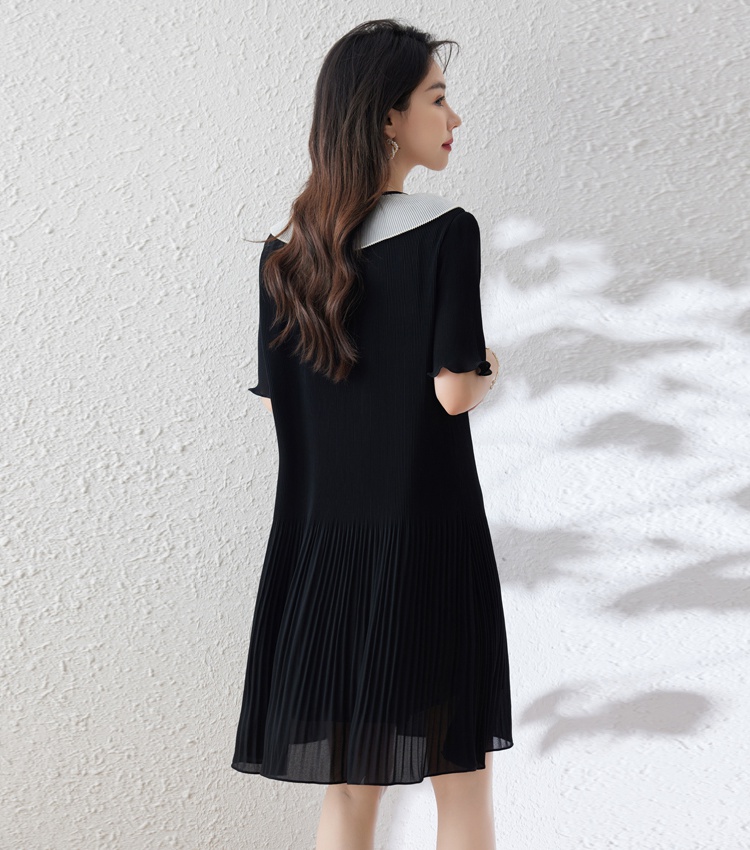 Temperament summer large yard short sleeve dress