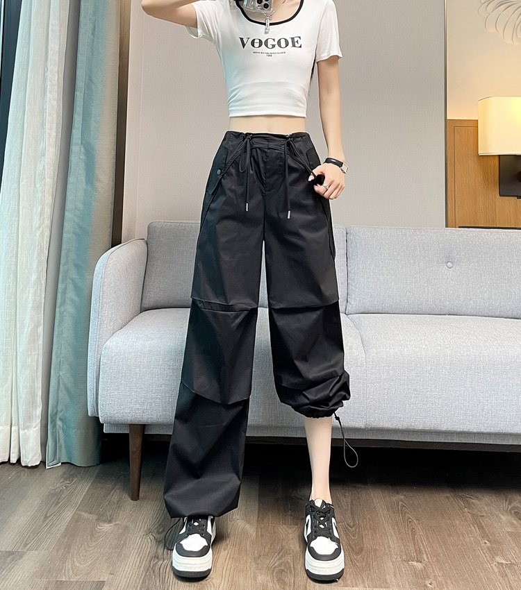 Wicking sweatpants high waist wide leg pants for women