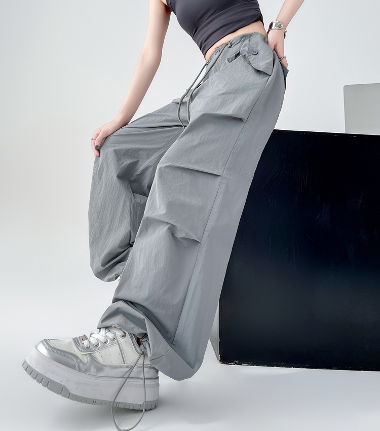 All-match Casual straight pants wear summer work pants for women