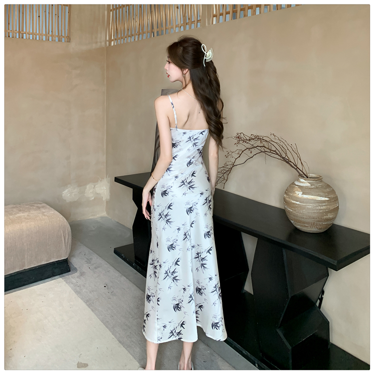 Chinese style dress tender long dress for women