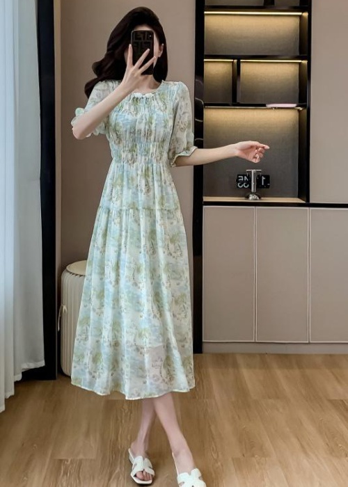 France style lady dress slim long dress