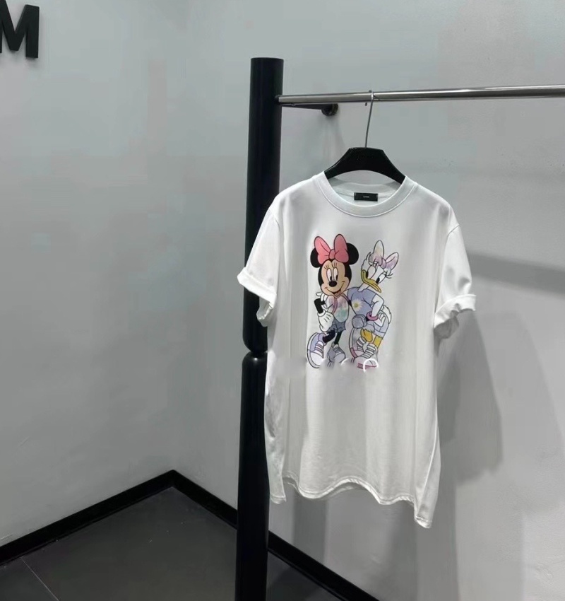 Short sleeve summer printing T-shirt mickey cartoon tops