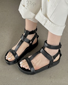 Summer thick crust sandy beach large yard sandals for women