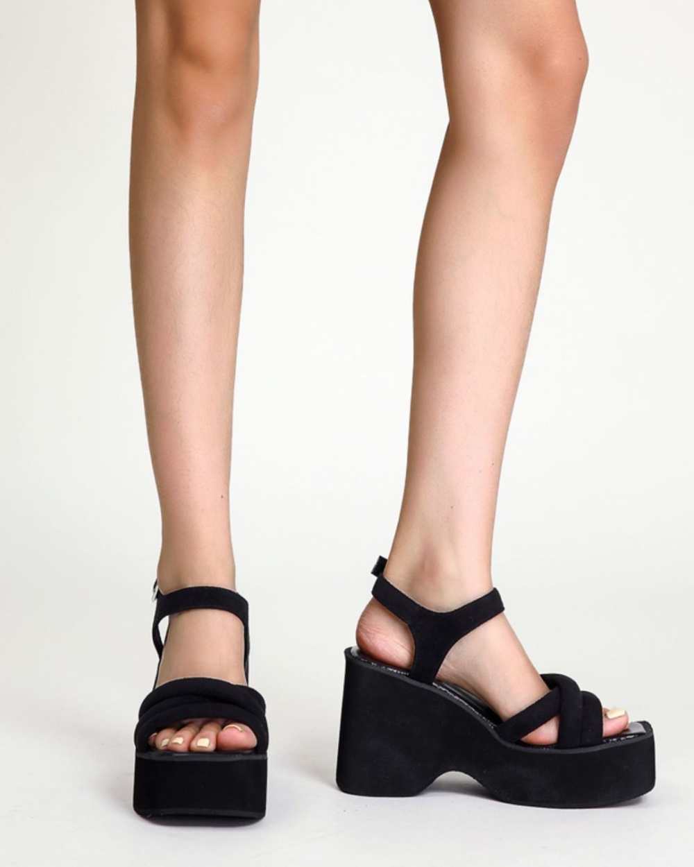 Summer black sandals slipsole trifle platform for women