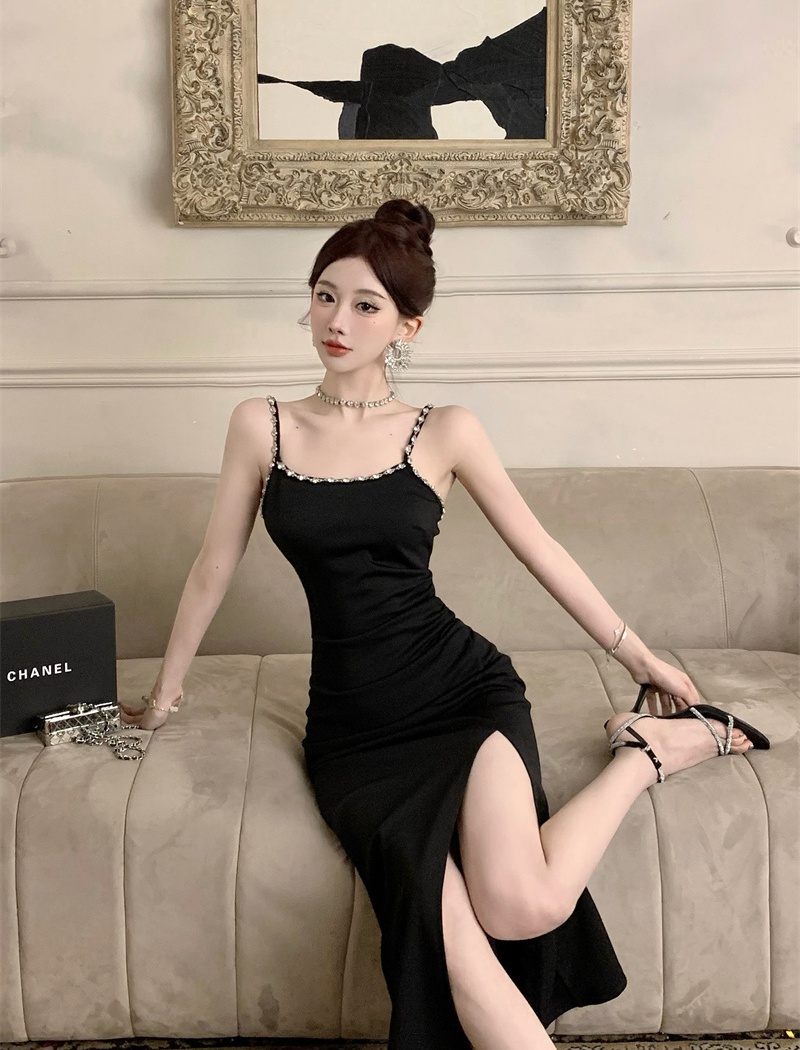 Temperament sling summer chain sexy dress