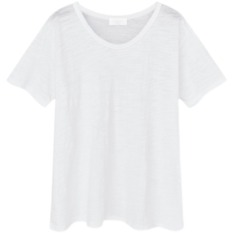 Short sleeve bottoming shirt white T-shirt for women