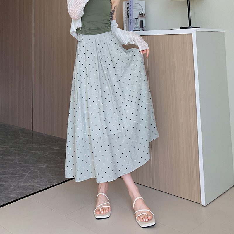 A-line big skirt skirt summer long skirt for women