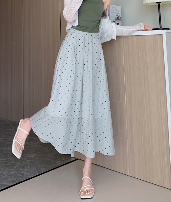 A-line big skirt skirt summer long skirt for women