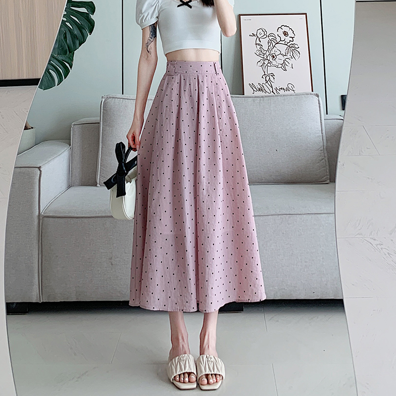 A-line big skirt skirt summer long skirt for women