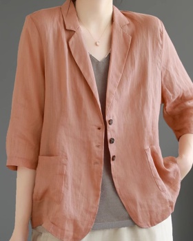 Air conditioning single-breasted tops retro coat