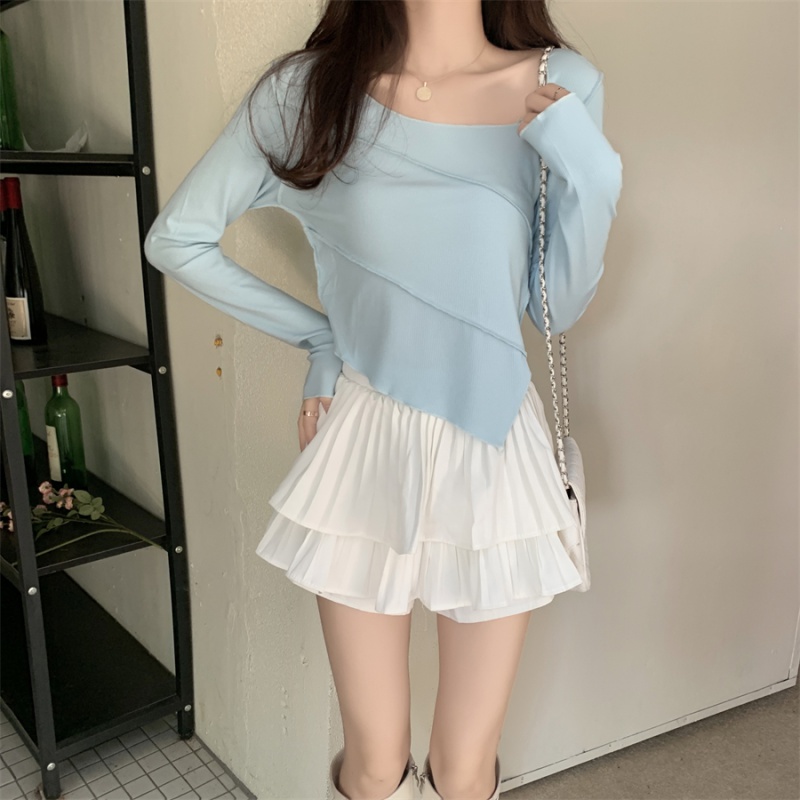 Enticement pleated puff skirt small fellow cake short skirt