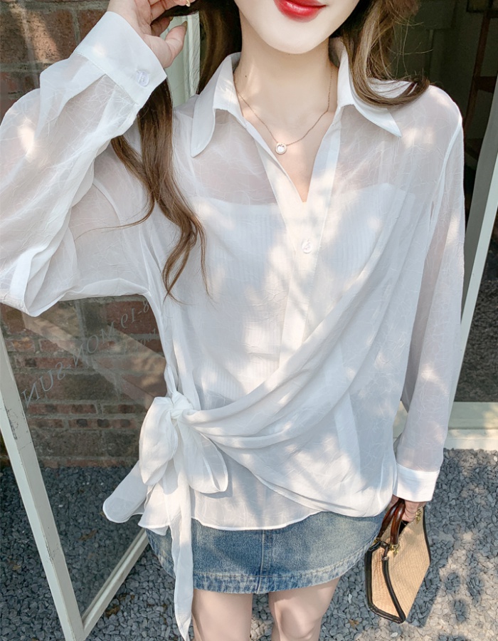 White shirts summer coat for women