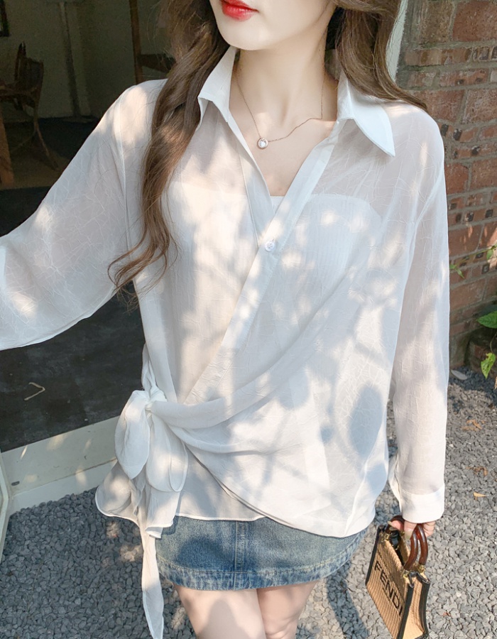 White shirts summer coat for women