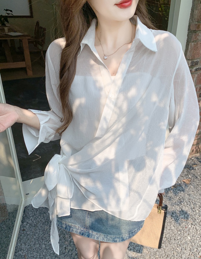 White shirts summer coat for women