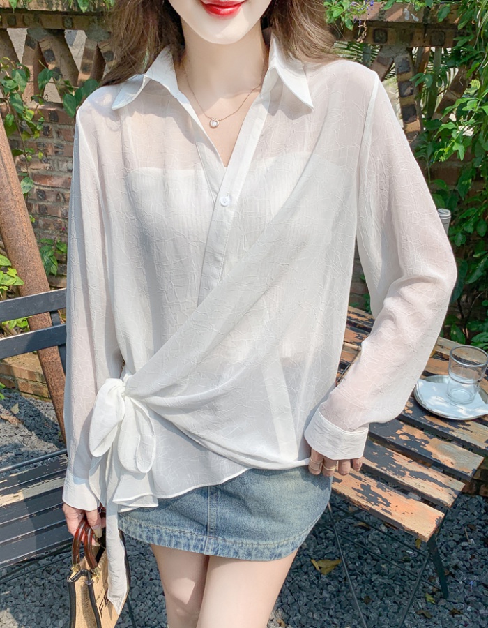 White shirts summer coat for women